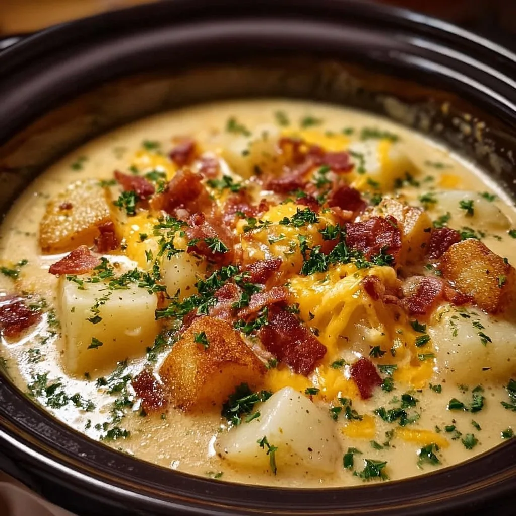 Crock Pot Crack Potato Soup
