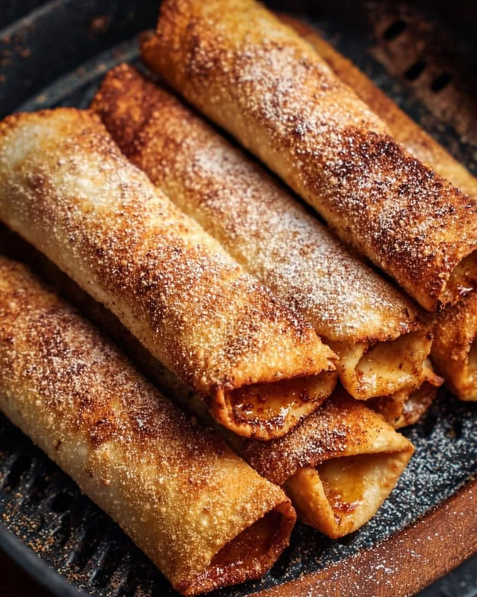 Air Fryer Apple Pie Taquitos