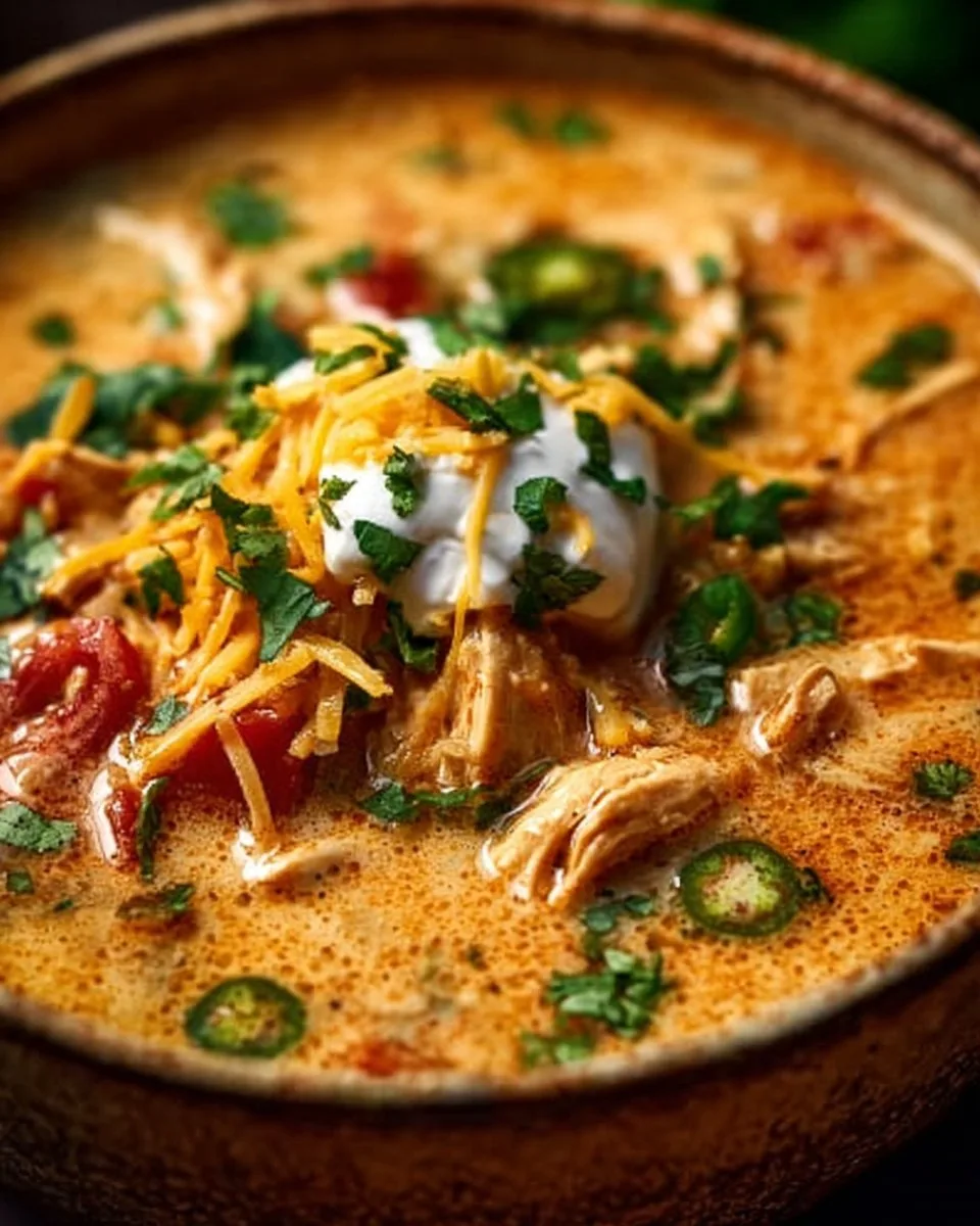 Creamy Chicken Enchilada Soup