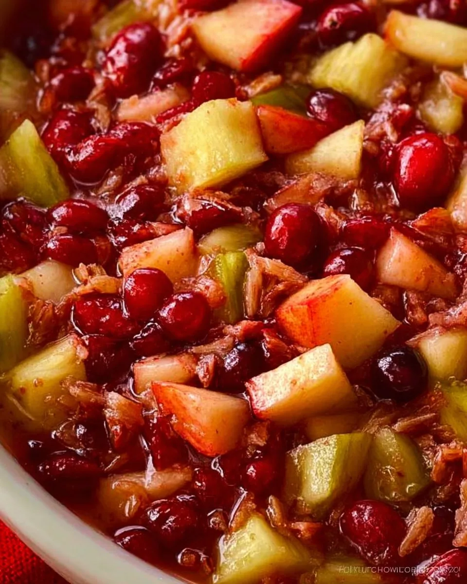 Cranberry Apple Pineapple Salad