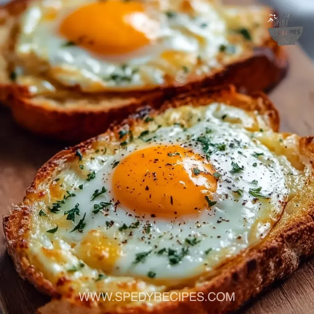 Air Fryer Egg and Cheese Toast Air Fryer Egg and Cheese Toast served on a plate, ready to eat.