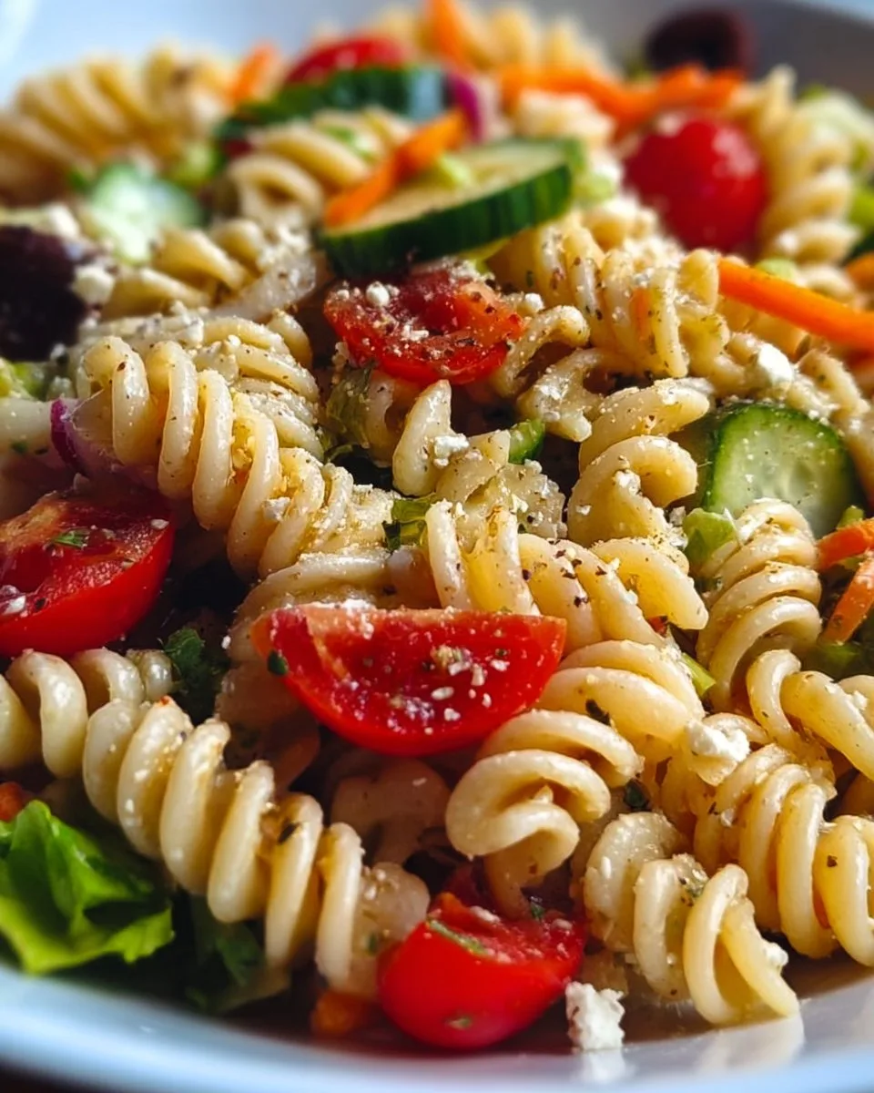 The Best Pasta Salad with Italian Dressing