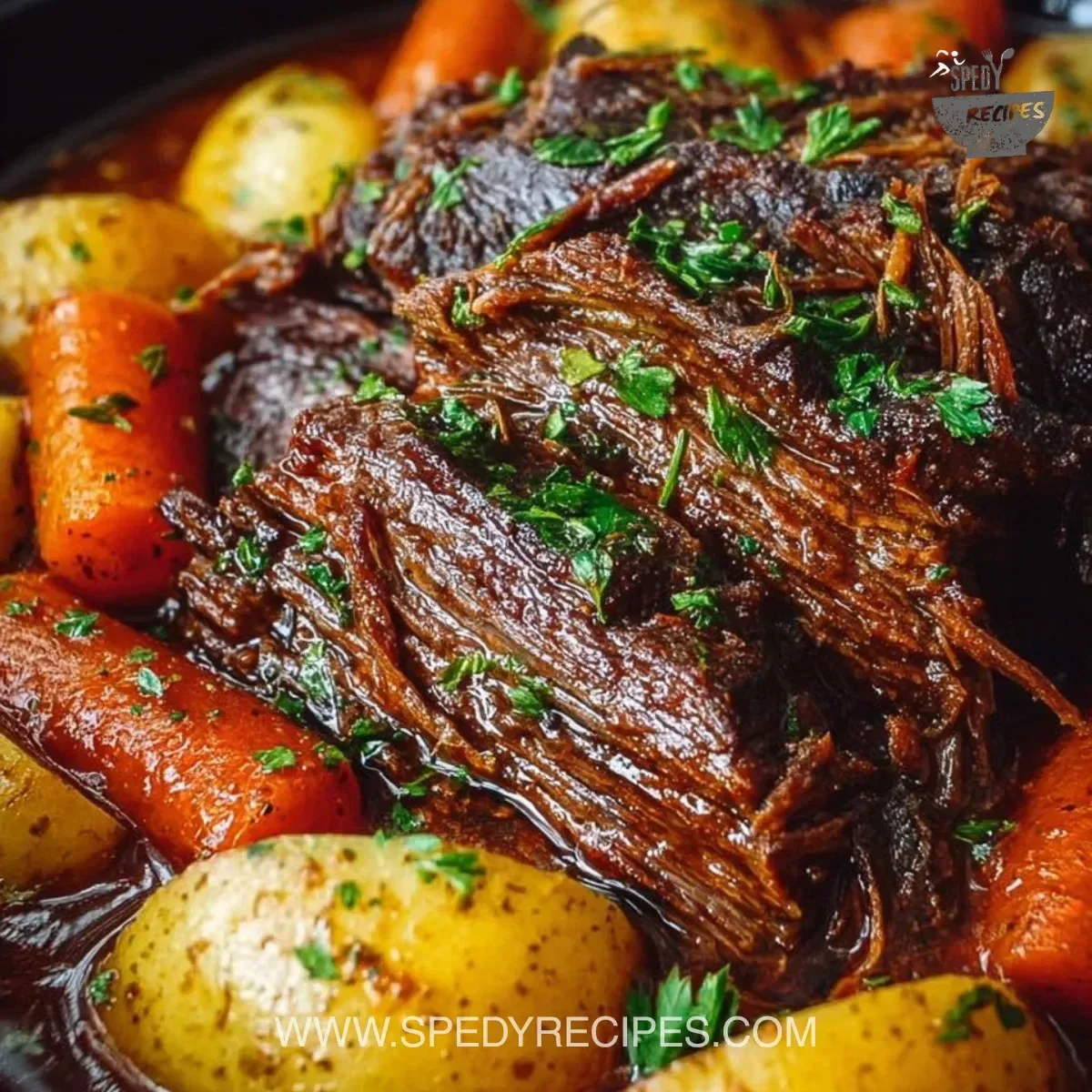 5-star slow cooker pot roast with vegetables and herbs