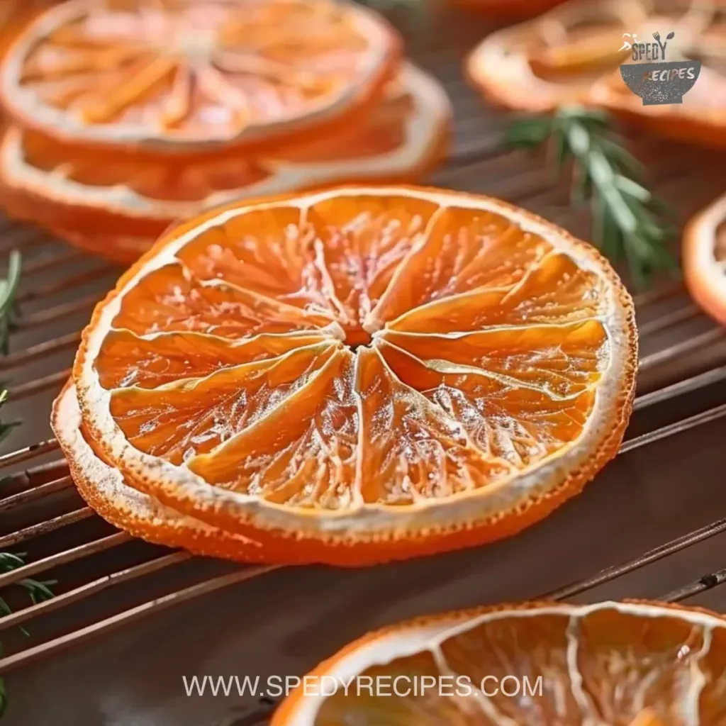 How to Make Gorgeous Dried Orange Slices – Honey + Juniper Beautifully arranged dried orange slices on a wooden surface