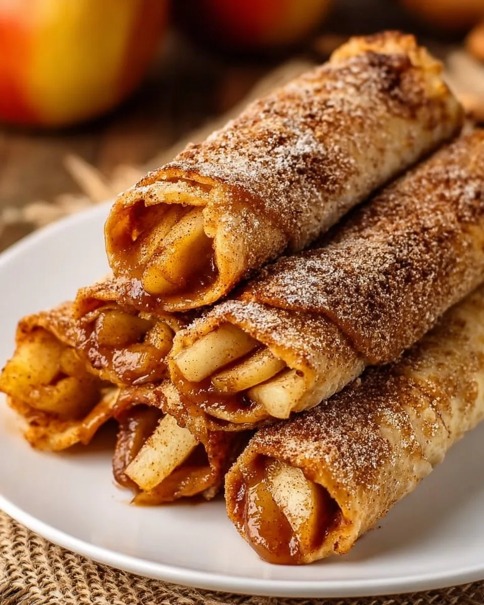 Air Fryer Apple Pie Taquitos
