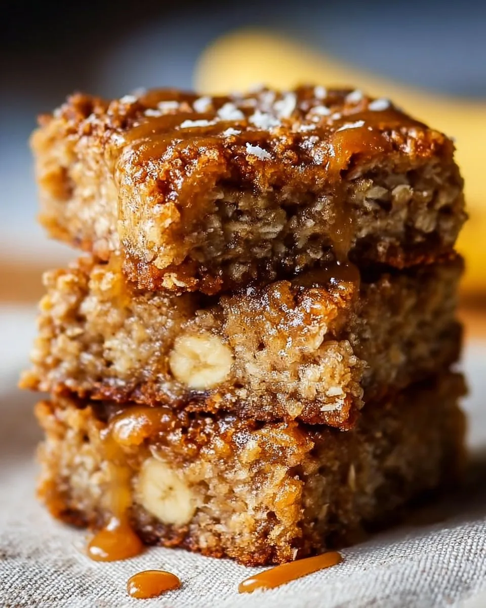 Banana Oatmeal Bars