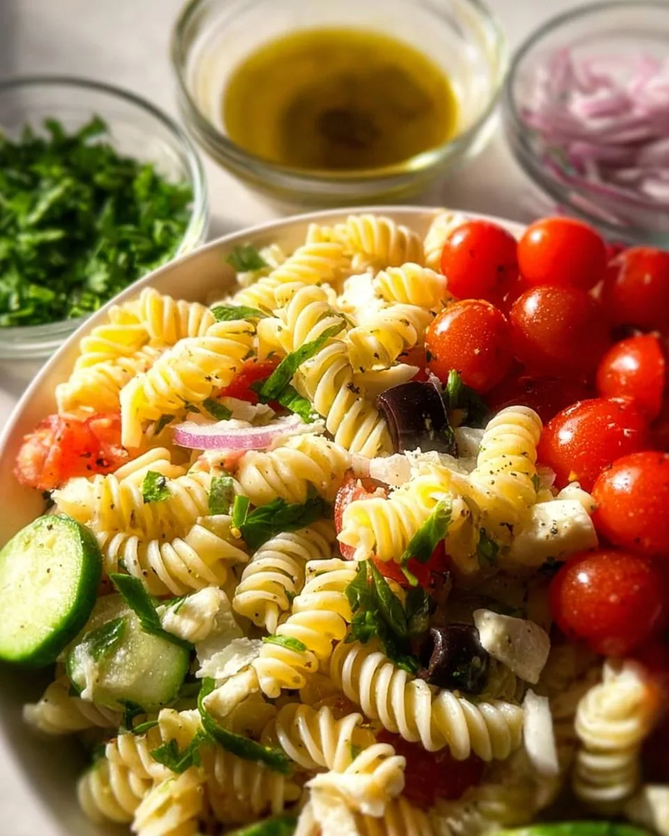 The Best Pasta Salad with Italian Dressing