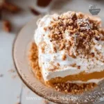 Delicious Pumpkin Lush dessert with creamy layers and pumpkin spice toppings