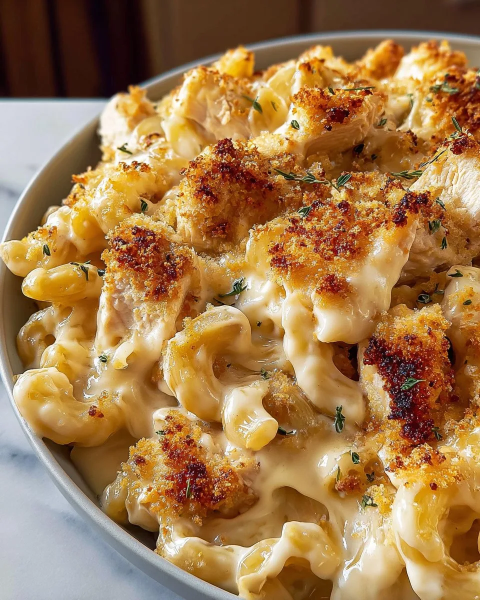 Creamy Chicken Mac and Cheese
