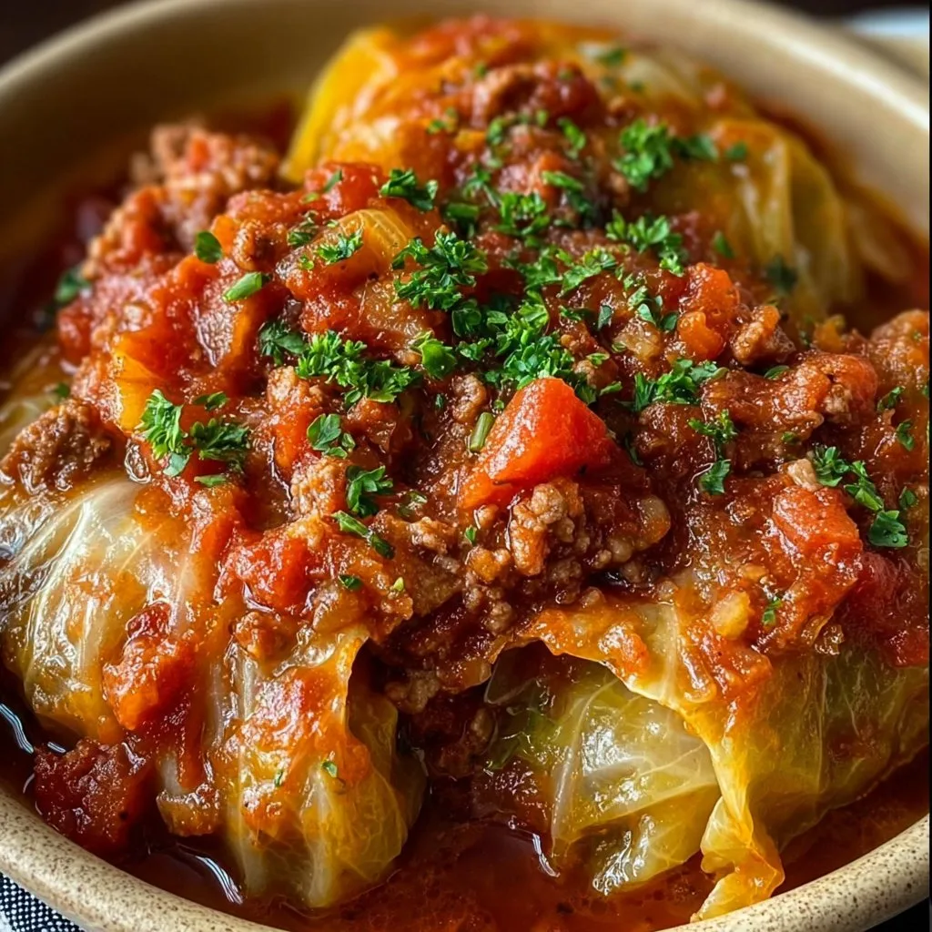 Slow Cooker Unstuffed Cabbage Rolls