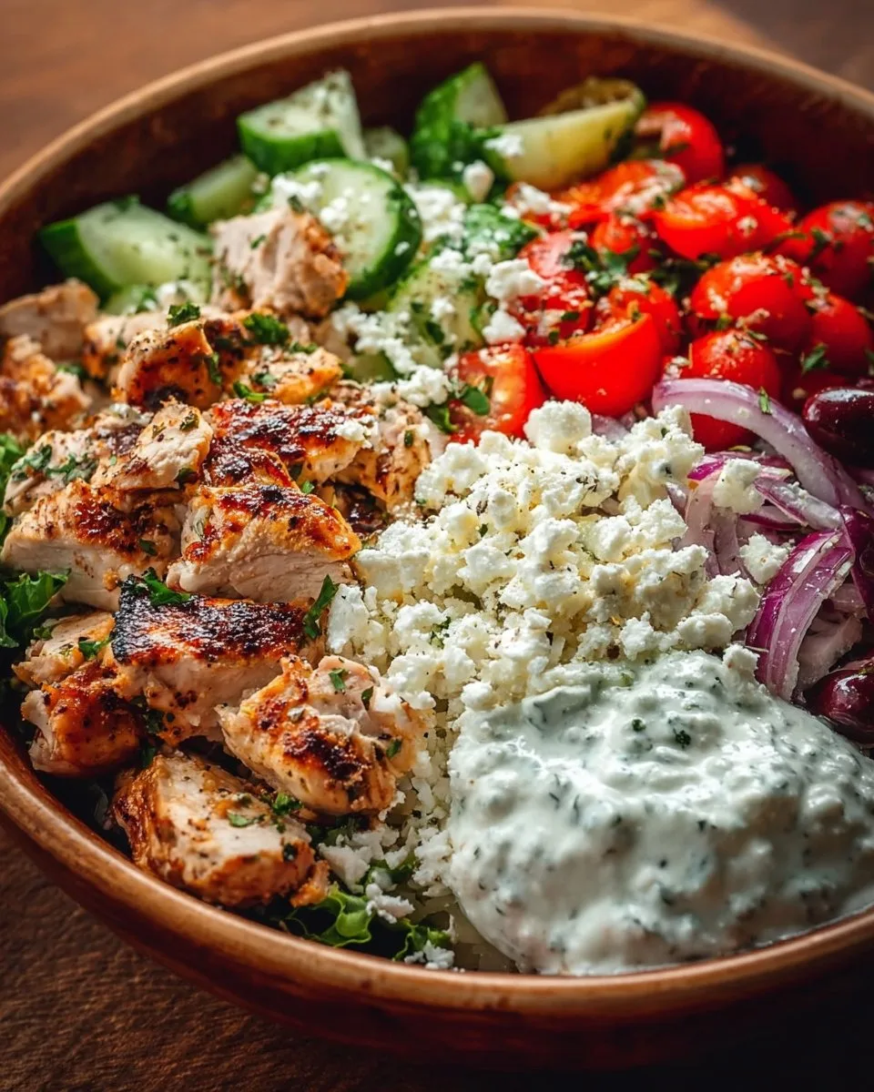 Greek Chicken Bowls