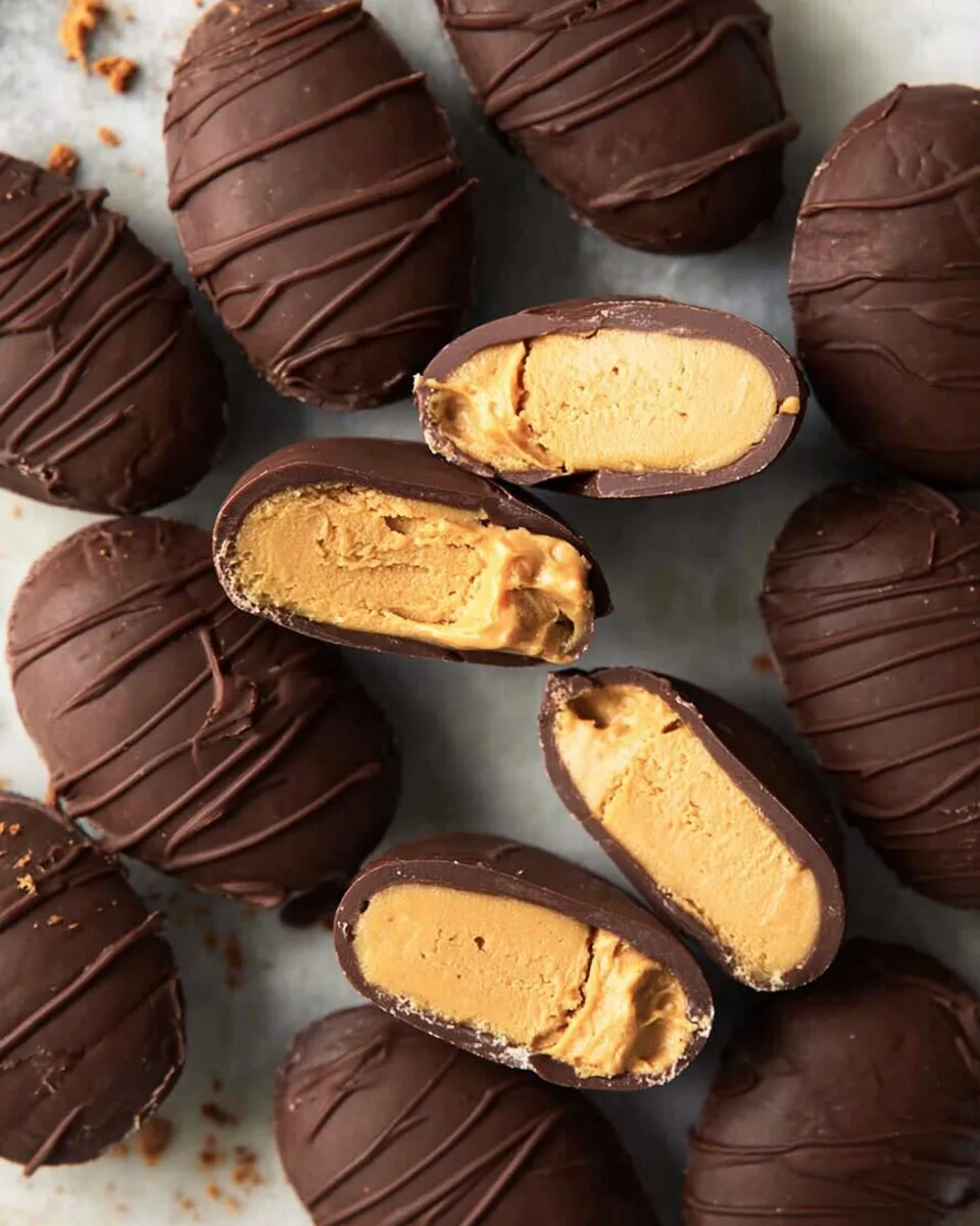 Homemade Healthy Peanut Butter Eggs