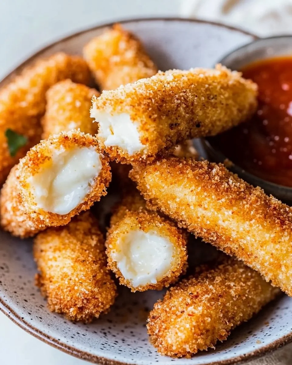 Air Fryer Mozzarella Sticks