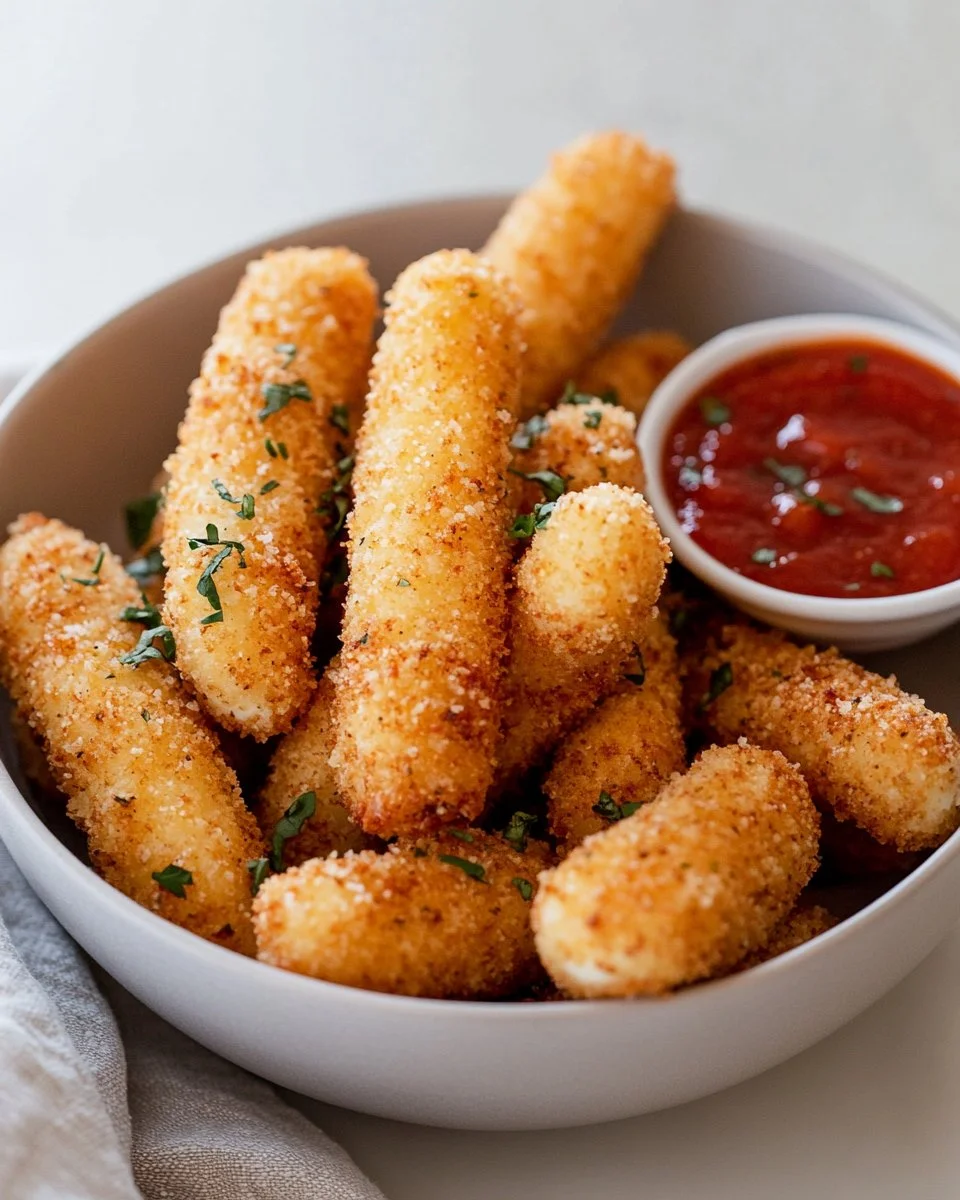 Air Fryer Mozzarella Sticks