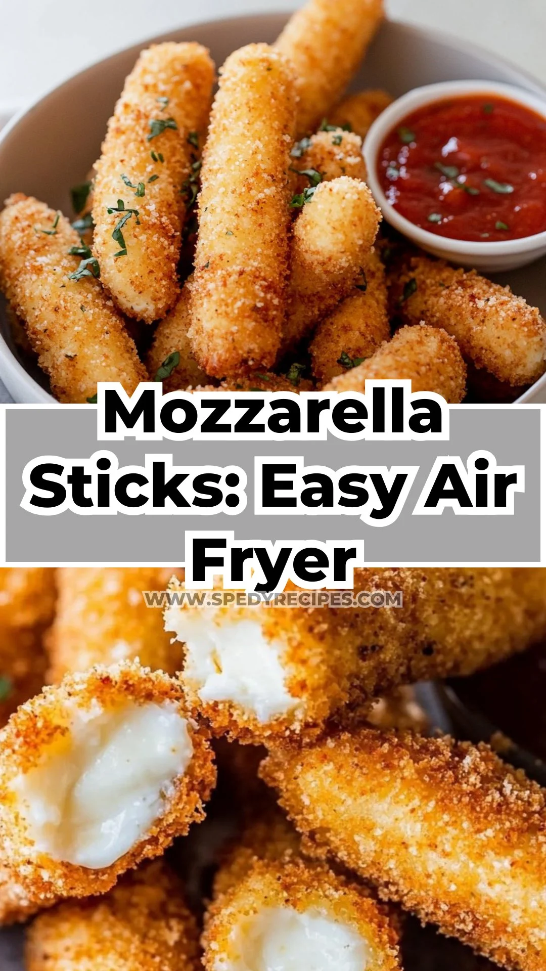 Air Fryer Mozzarella Sticks