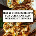 Various delicious chicken recipes for quick weeknight dinners