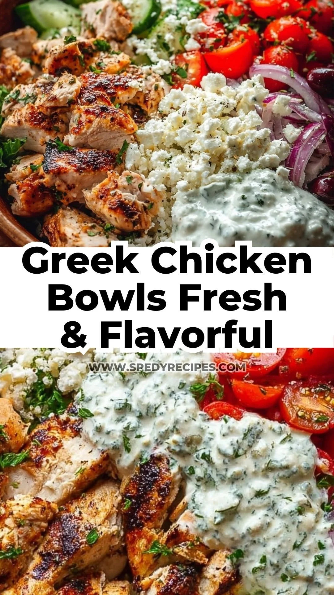 Greek Chicken Bowls