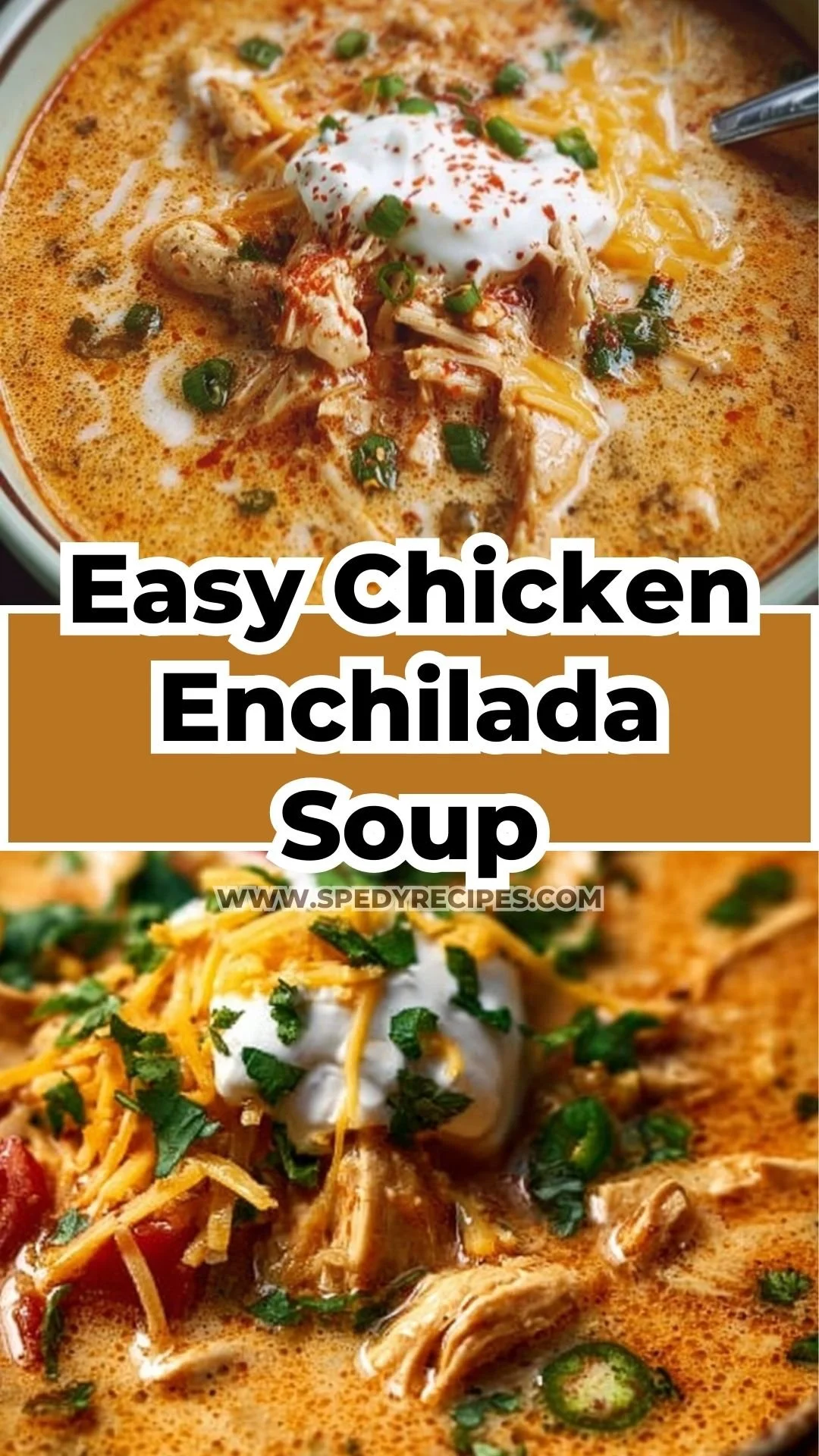 Creamy Chicken Enchilada Soup