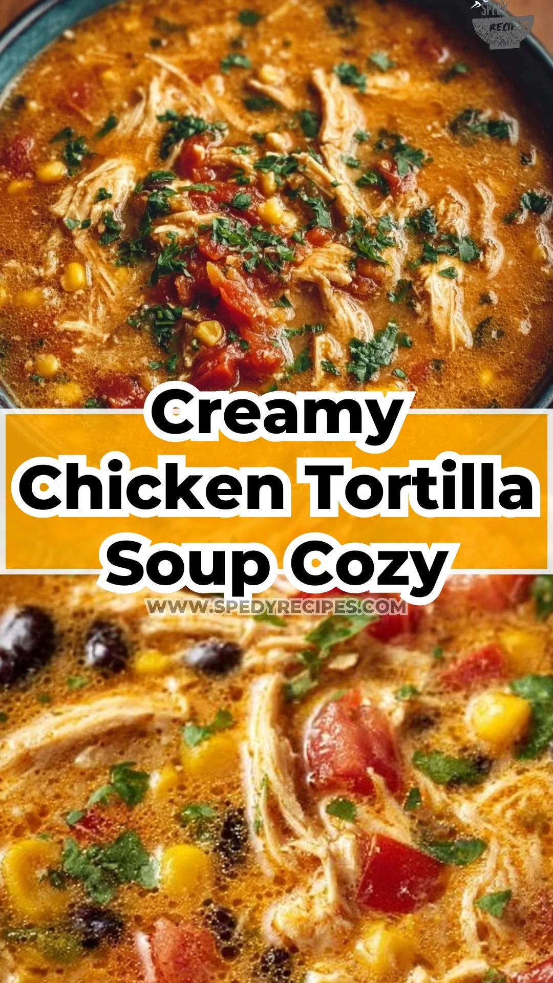 Creamy Chicken Tortilla Soup