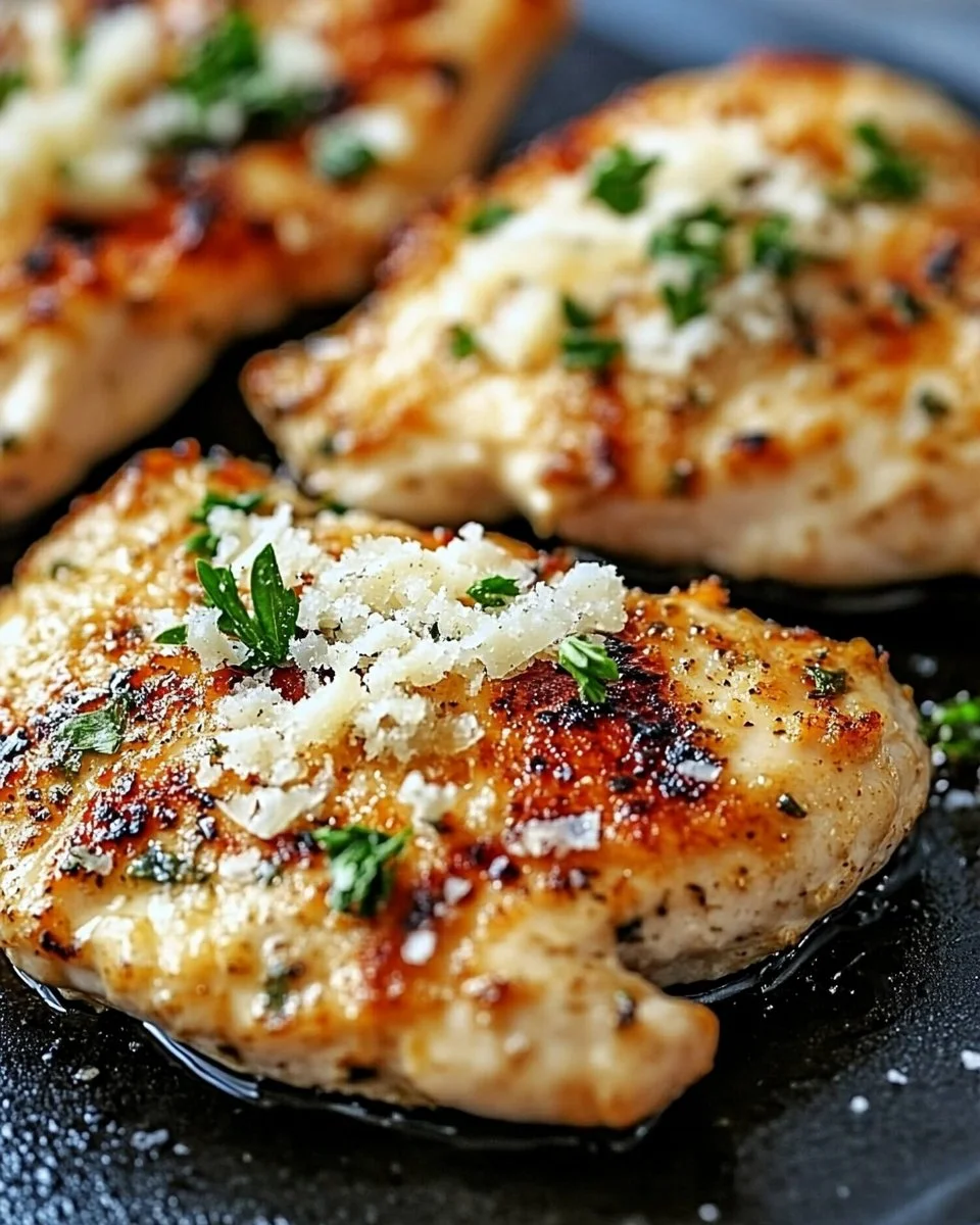 Blackstone Garlic Parmesan Chicken