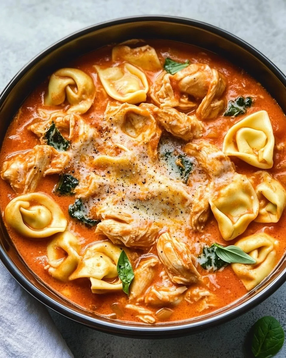 CrockPot Chicken Tortellini