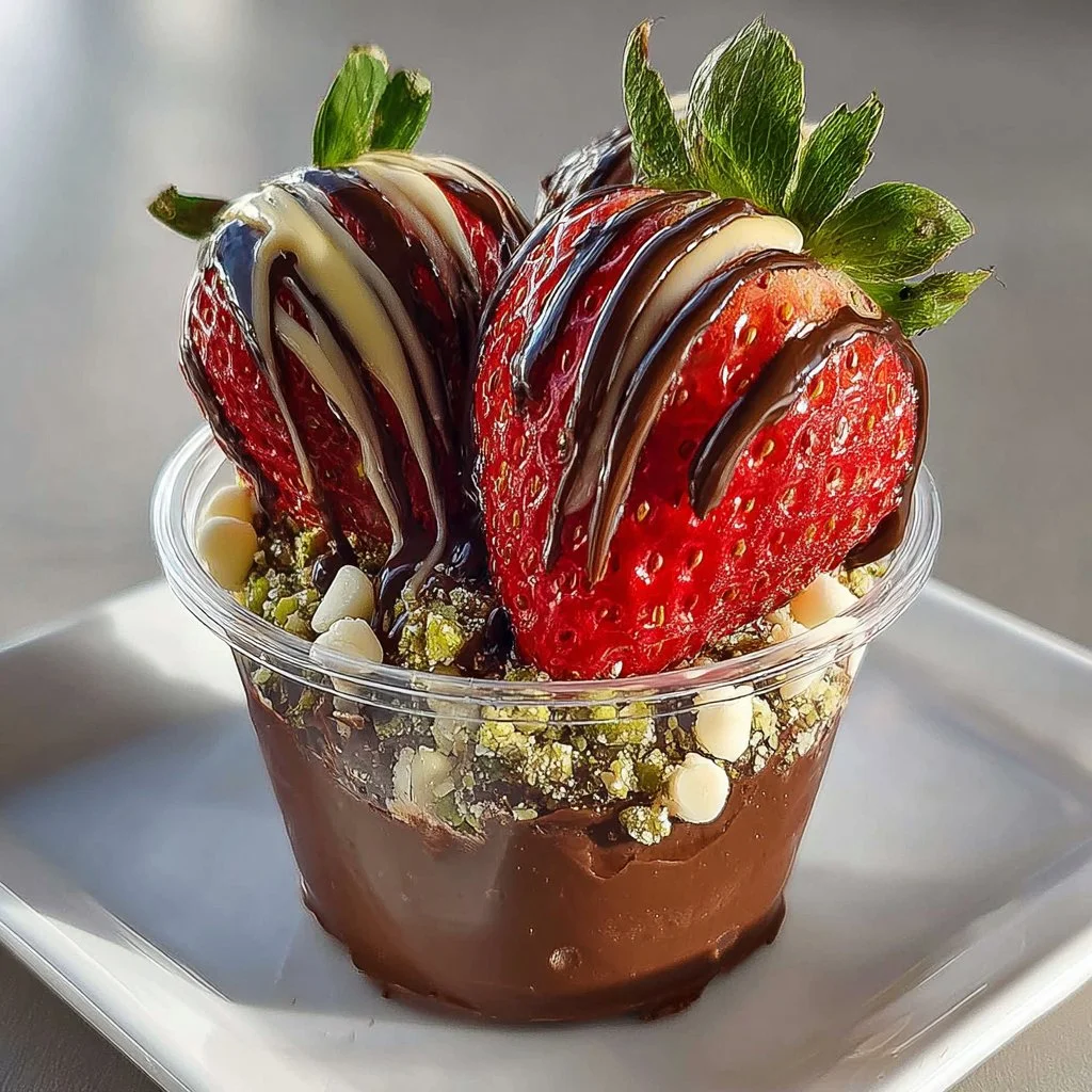 Dubai Chocolate Strawberry Cup