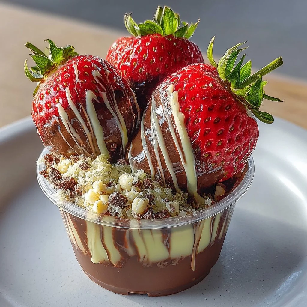 Dubai Chocolate Strawberry Cup