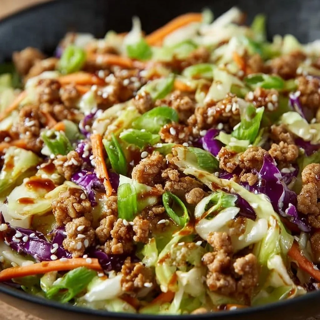 High Protein Egg Roll in a Bowl