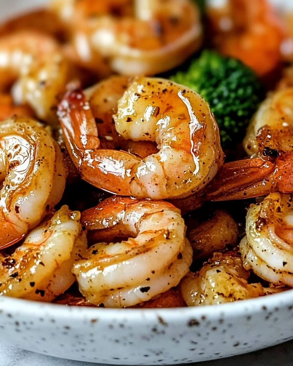 High-Protein Honey Garlic Shrimp