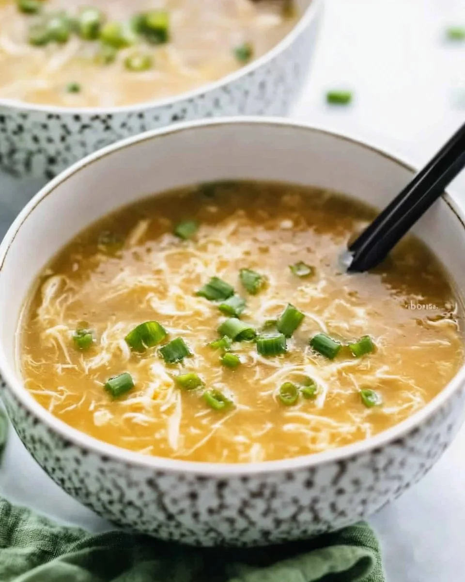 Homemade Egg Drop Soup (Keto & Gluten Free)