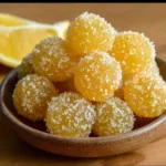 Homemade lemon drops recipe with fresh lemons and sugar