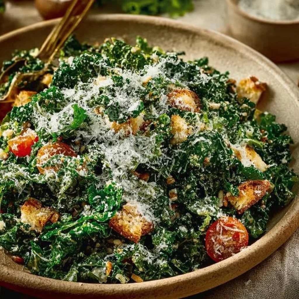 Lemon Parm Kale Salad