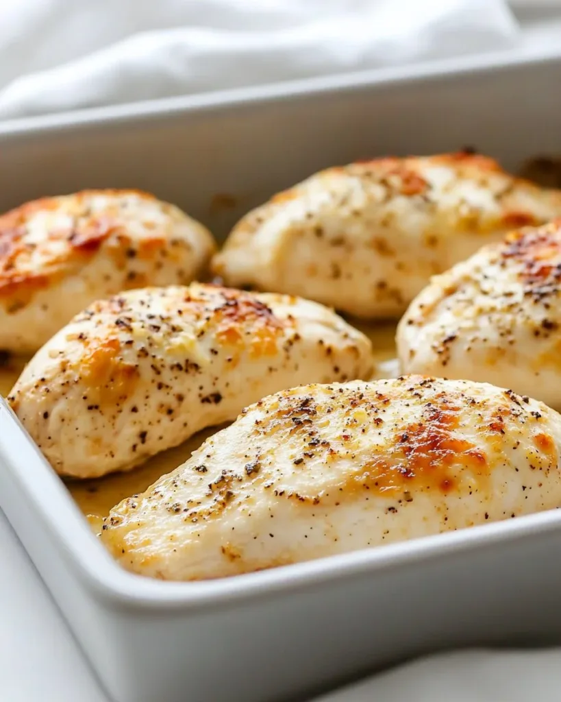 Melt In Your Mouth Chicken Breast Melt in your mouth chicken breast dish garnished and ready to serve