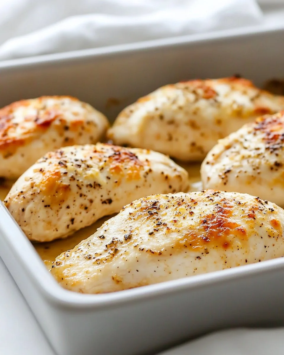 Melt in your mouth chicken breast dish garnished and ready to serve