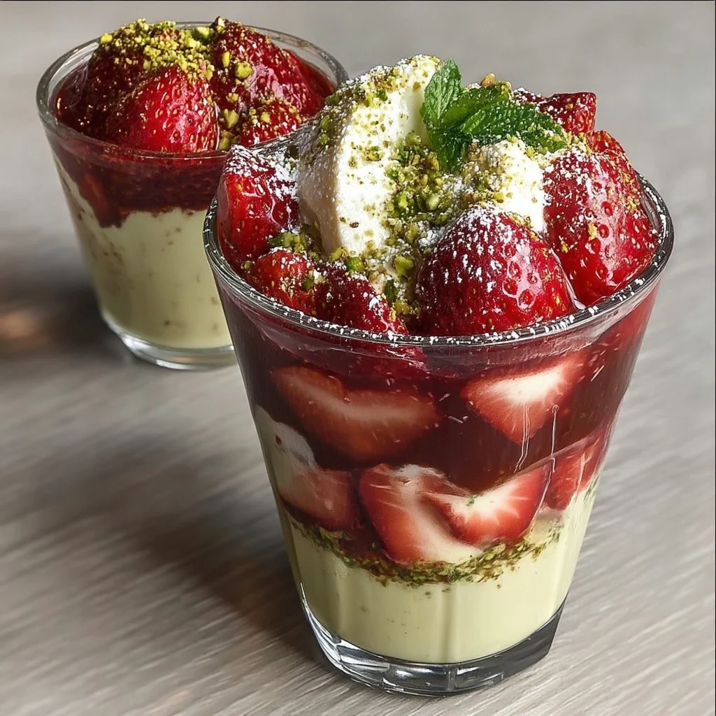 Refreshing and Dreamy Dubai Strawberry Cup
