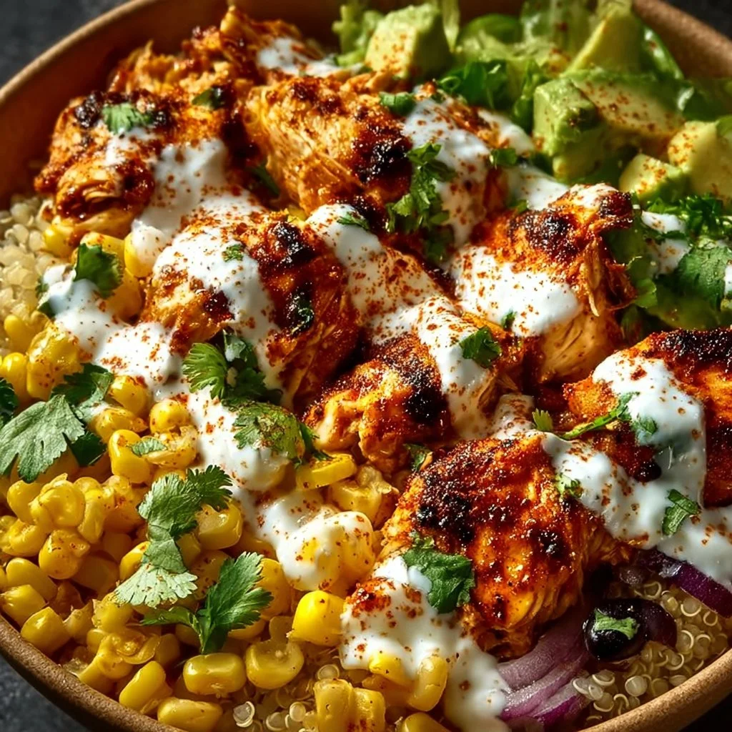 Tasty Street Corn Chicken Bowl