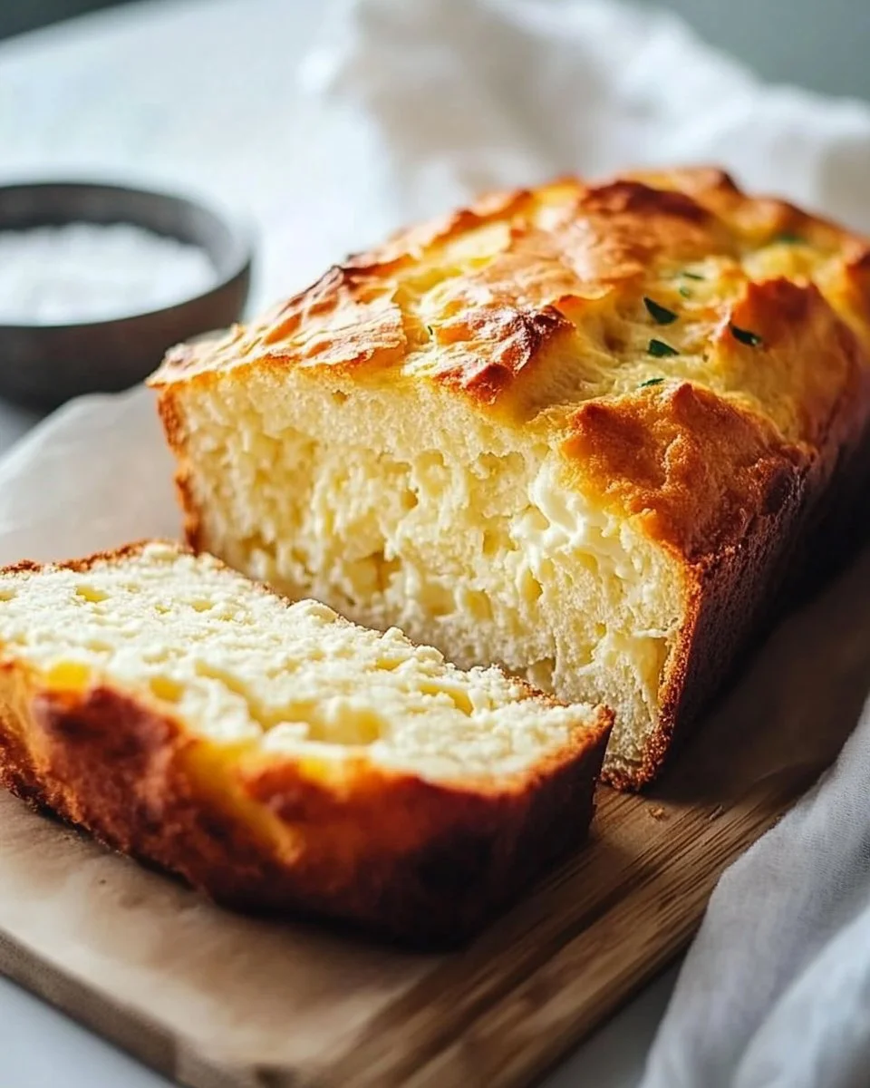 2-Ingredient Cottage Cheese Bread
