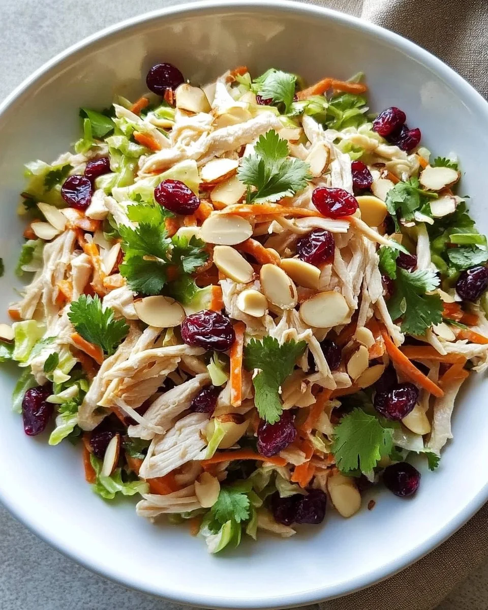 Asian Chicken Cranberry Salad