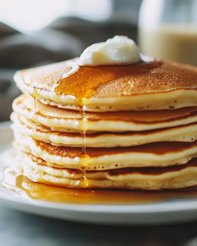 Basic Pancake Recipe Basic pancake recipe with fluffy texture and simple ingredients