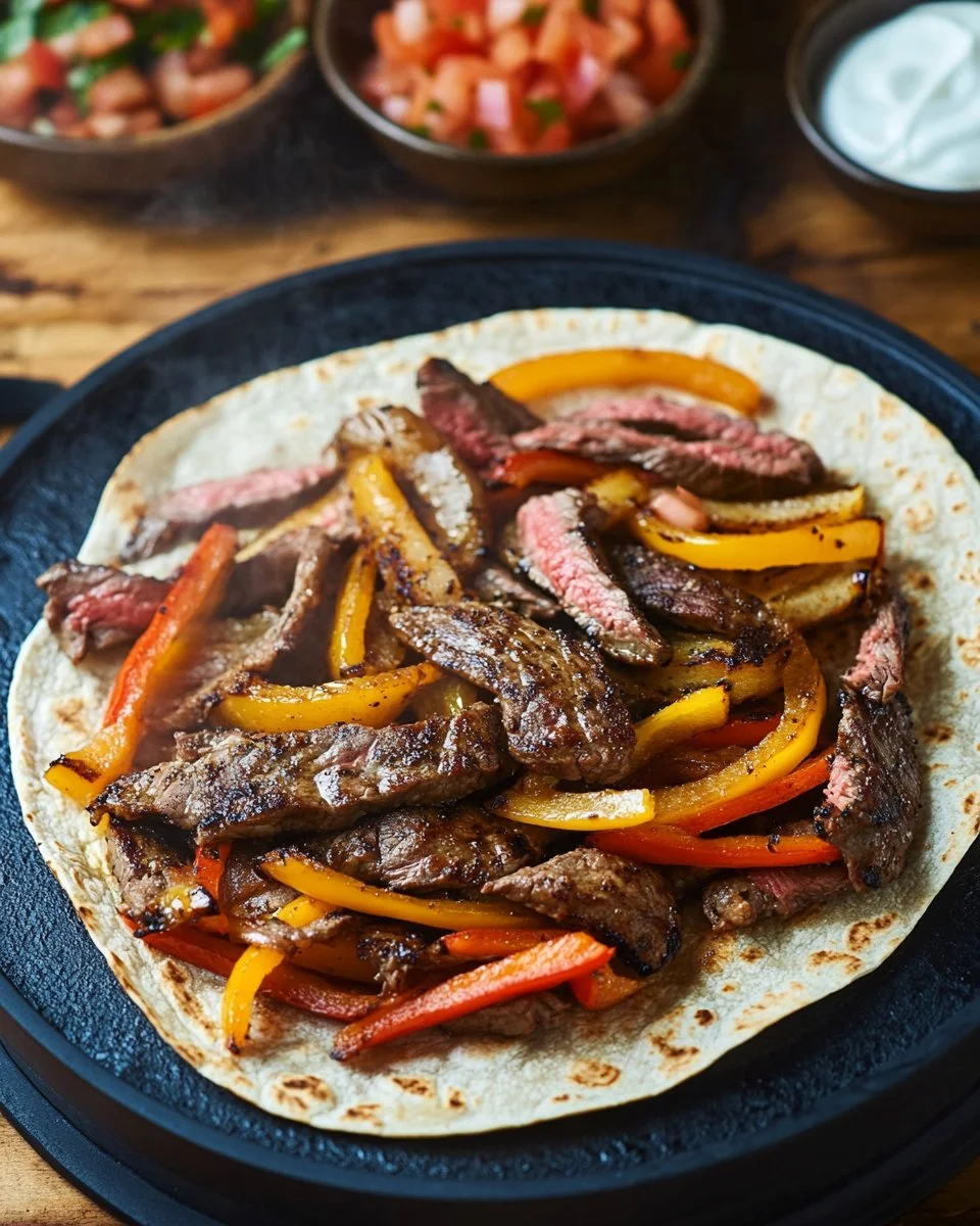 Blackstone Steak Fajitas