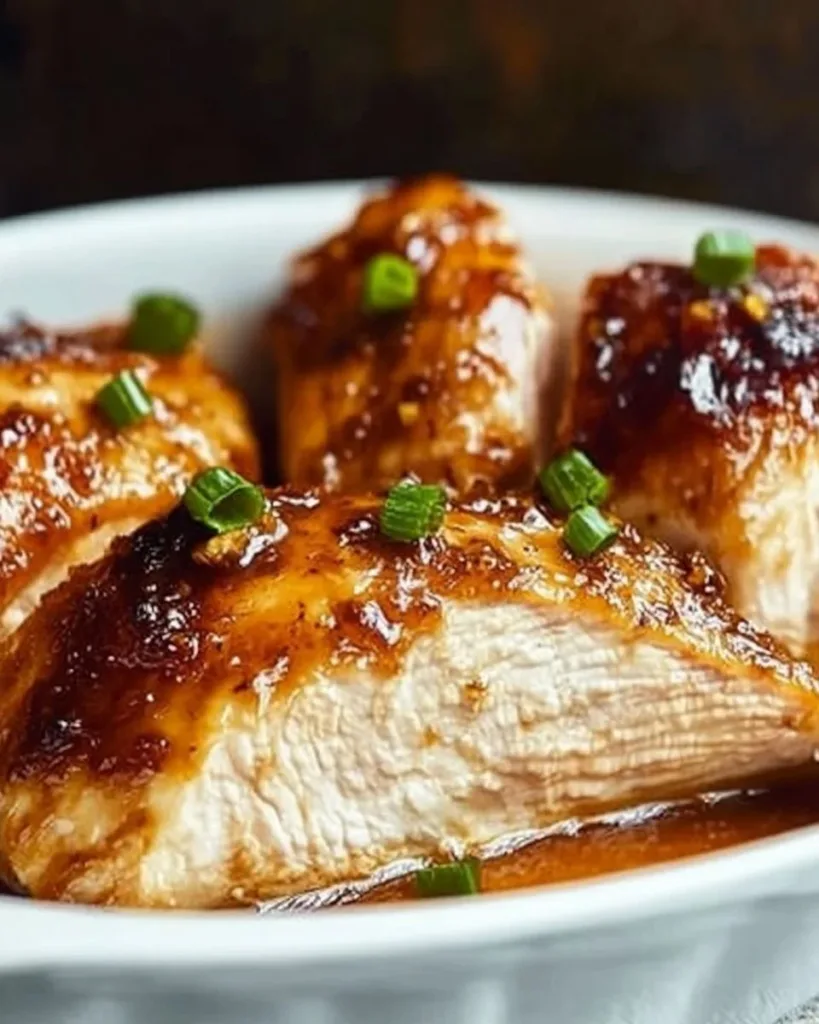 Delicious Brown Sugar Chicken dish, beautifully plated and ready to serve.