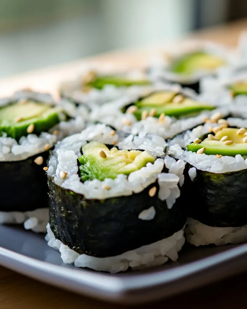 California Roll Sushi Bowls California Roll Sushi Bowl with fresh ingredients and vibrant colors