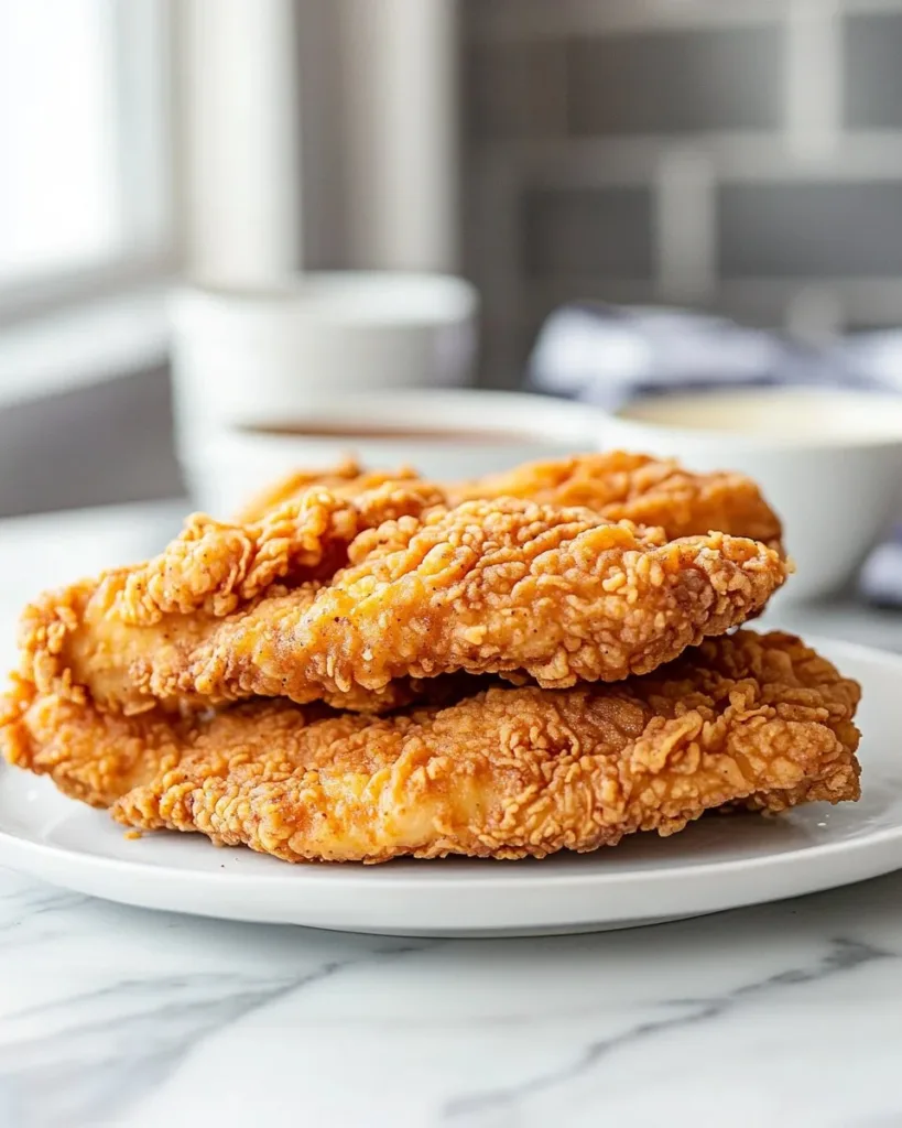 Delicious Chicken Fried Chicken served with sides