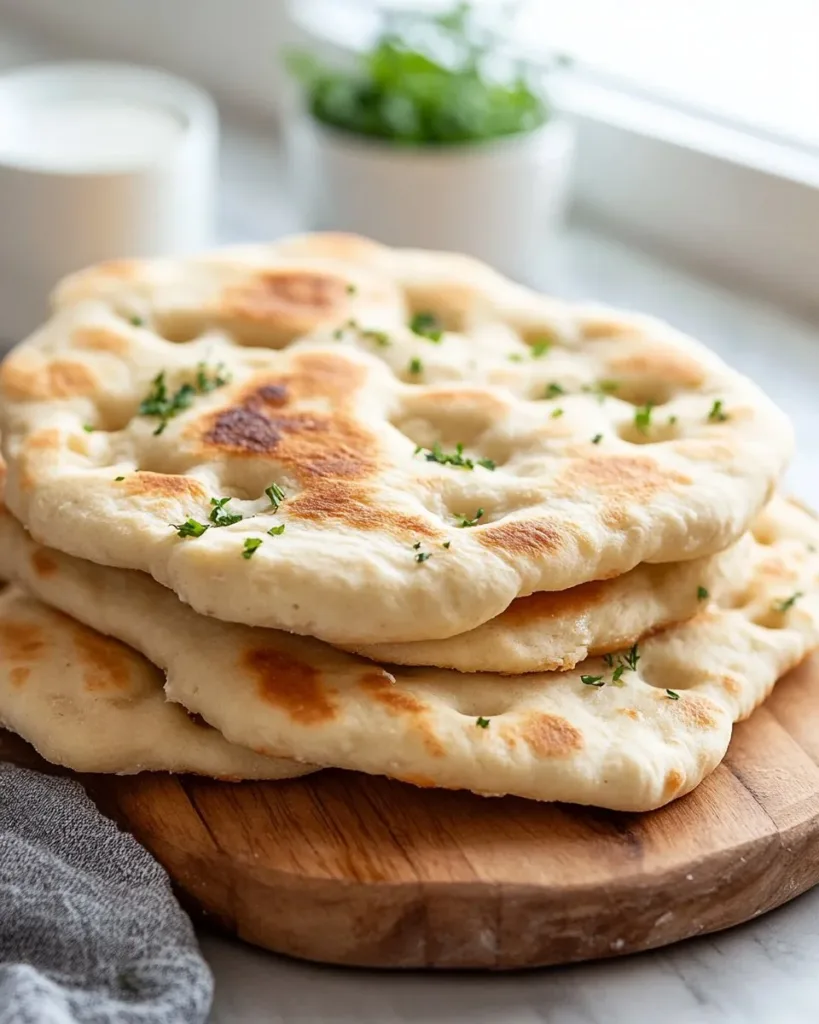 Cottage Cheese Flatbread Homemade Cottage Cheese Flatbread served with fresh toppings