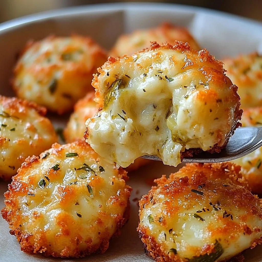 Crispy Pickle Cheese Bites