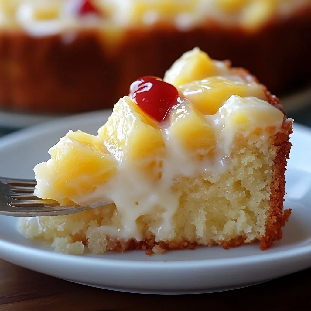 Easy Easter Pineapple Heaven Cake