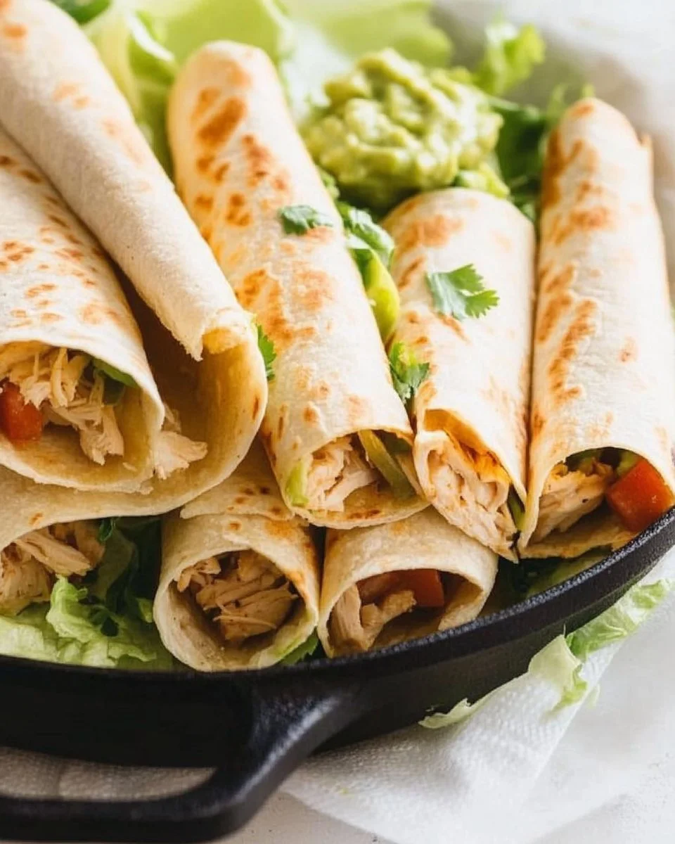 Easy Gluten-Free Chicken Taquitos Recipe