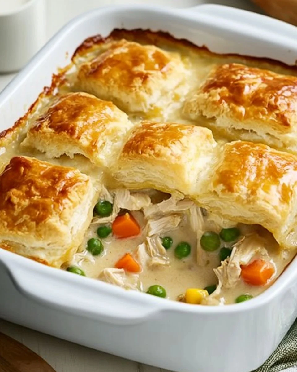 Easy Homemade Chicken Pot Pie Casserole