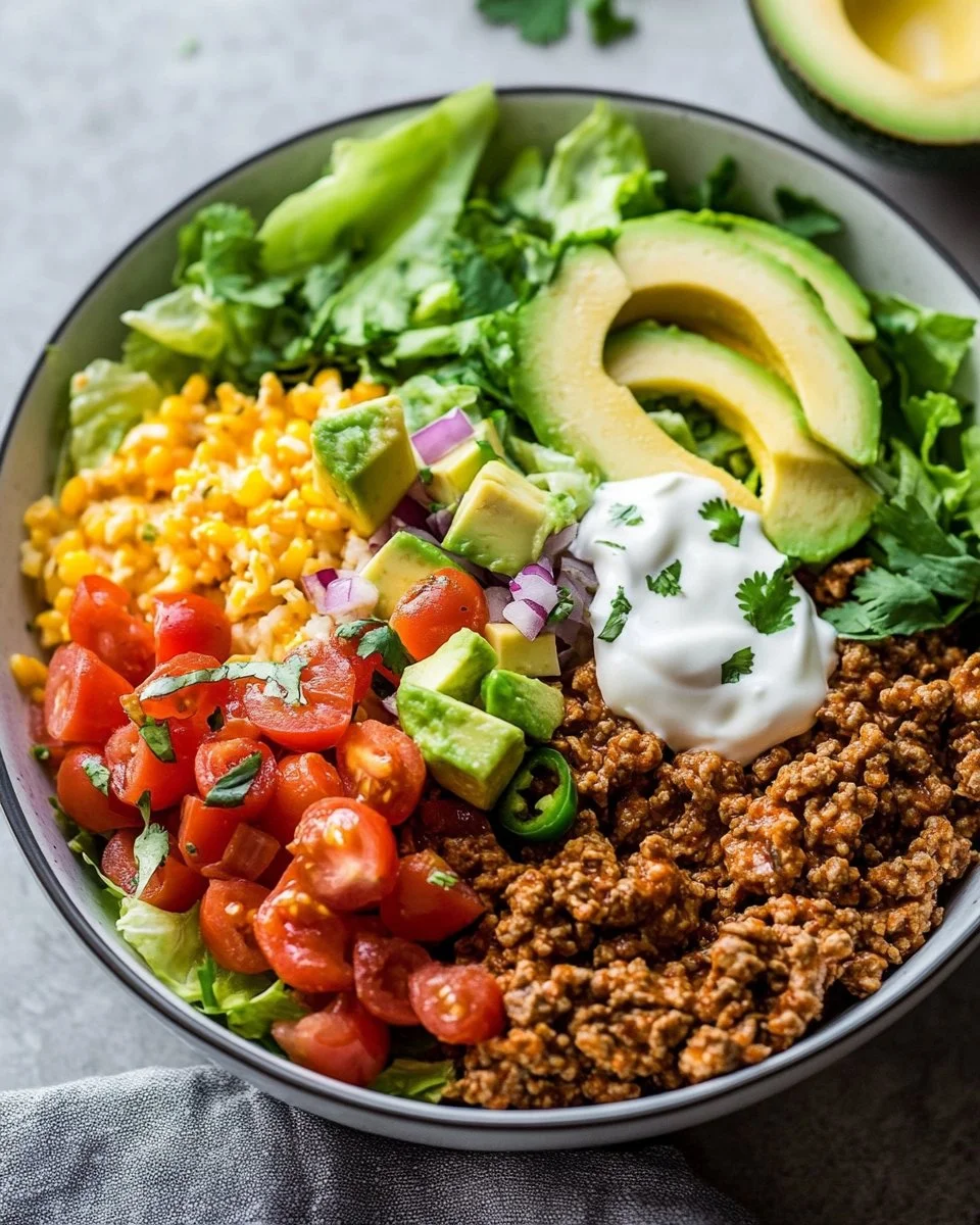 Easy Low Carb Burrito Bowl - 25min Breakfast Protein-Packed