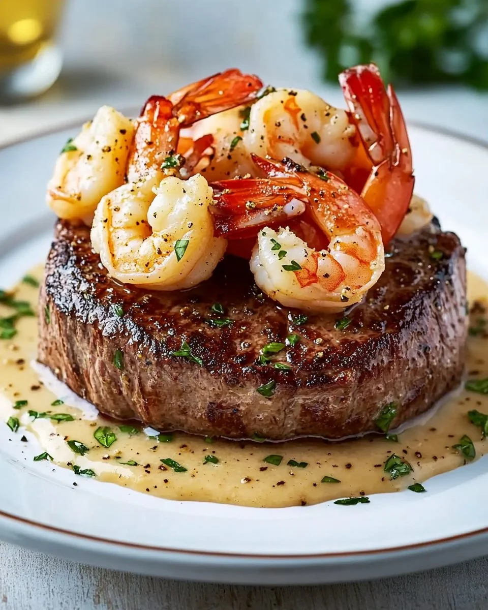 Filet Mignon with Shrimp and Lobster